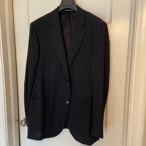 Canali size 44 Classic Black Men's Blazer